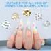 PEACECOLOR 5G Nail Art Rhinestone Crystal Glue Gel Soak Off Gel Clear No Wipe Adhesive Gems Diamonds Jewelry Gel Nail Polish Decoration Nails Art Design for Women Girls DIY Nail Beginner Salon - Buy Online on GoSupps.com