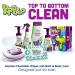 Kandoo Flushable Wipes for Baby and Kids - Hypoallergenic, Unscented, 50 Count, Potty Training Wet Cleansing Cloths - 10 Pack + Tub - Buy Online on GoSupps.com