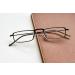 Eyekepper 5 Pack Black Half-Eye Reading Glasses - Thin Stamped Metal Frame +2.5 Power for Stylish Vision - Buy Online on GoSupps.com