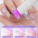 Handheld UV Light for Gel Nails | Mini Portable UV LED Nail Dryer | Cordless Rechargeable Nail Curing Lamp for DIY Manicure - Buy Online on GoSupps.com