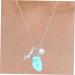 COLLBATH Pendant Hand Necklace Pearl Necklace Sea Theme Pendant Necklace Seaside Neck Lanyard Girl - Buy Online on GoSupps.com