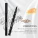 2024 New Magic Eyebrow Pencil with 4 Fork Tip Upgraded 3D Waterproof Microblading Eyebrow Pen Microblade Precise Eyebrow Contouring Pen Long-Lasting Natural Eye Brow Pencils for Women (Black) - Buy Online on GoSupps.com