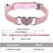 Molain Heart Bling Cat Collar Adjustable Collar with Safety Belt and Bell Rhinestone Collar for Kitten Small Dog Cat (pink) - Buy Online on GoSupps.com