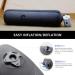 FLEXTAILGEAR Inflatable Camping Pillow with Removable Cover - Ergonomic Travel Pillow for Neck Contour - Perfect for Backpacking, Camping, Hiking, and Travel - Grey - Buy Online on GoSupps.com