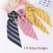 12 Pcs Chiffon Floral Hair Scarf Scrunchies - Vintage Ponytail Holder & Hair Bands for Women Girls - Buy Online on GoSupps.com