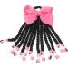 Ponytail Beads and Dreadlocks Fake Braids Color Hair Extensions for Kids Beaded Braided Braids Hair Extensions Kids Ponytail Extension Wig Women's Bow Tie Chemical Fiber Headband As Shown - Buy Online on GoSupps.com