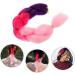 minkissy Pre Stretched Braiding Hair Gradient Color Braid Purple Hair Extensions Big Braid Fake Braid Headwear Hair Extensions for Colored Hair Extensions Braid Hair Extension Ponytail Wig - Buy Online on GoSupps.com
