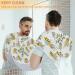 Beard Bib Apron for Men | Non-Stick Waterproof Hair Catcher & Grooming Cape with Cute Bee Design - Buy Online on GoSupps.com
