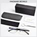 FONHCOO Half-Rim Reading Glasses for Men & Women | Stylish Optical Aid with Blue Light Filter for Seniors | Gray 0.0x Vision Support - Buy Online on GoSupps.com