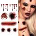 Supperb Halloween Tattoos - Bleeding Wound Scar Design (Set of 2) | Temporary Halloween Body Art - Buy Online on GoSupps.com