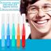 Interdental Soft Dental Brushes 40 Count Pack for Cleaning Gaps Between Teeth (0.8mm with Floss Picks) - Buy Online on GoSupps.com