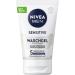 Nivea men sensitive washing gel gentle cleaning gel for sensitive men's skin soothing facial cleaning to relieve skin irritation (100 ml) 101 ml (1 Pack)