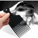Sularpek 2 Pcs Afro Hair Comb Black Plastic Afro Hair Comb Hair Hair Pick Comb Smooth & Sturdy Wide Tooth Plastic Afro Pick for Detangling And Styling Curly Wavy Frizzy And Afro Hair - Buy Online on GoSupps.com