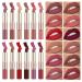 Nude Lipstick Matte Velvet Finish | Long-Lasting High Saturation 2-in-1 Non-Stick Lip Gloss | Perfect Gift for Women - Buy Online on GoSupps.com