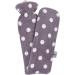 HomeTop Premium 2.25L Rubber Hot Water Bottle with Gray Polka Dot Fleece Cover - Light Gray - Buy Online on GoSupps.com