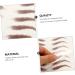 Didiseaon 4 sheets Hair-like False Brow Imitation Waterproof Fake Sticker Temporary Tattoos Eyebrows D 21x14.8cm Brown - Buy Online on GoSupps.com