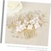 Didiseaon Bridal Comb Bride Headpiece Hair Accessories for Women Wedding Hair Side Comb Headpiece for Bride Tiara Bride Hair Accessories Miss Beautiful Pearl Ceramic Flower - Buy Online on GoSupps.com
