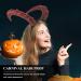 Housoutil Demon Horn Headband Halloween Devil Horns Gothic Black Devil Horns Halloween Cosplay Ox Horn Hair Accessories for Women Men Kid - Buy Online on GoSupps.com