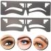 Beavorty 8 Pcs Eyebrow Ruler Eyebrow Shaping Template Fake Eyebrow Shaping Stencil Labeling Eyebrow Trimming - Buy Online on GoSupps.com