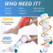 Buy Actinput 4 Pairs Compression Stockings for Men & Women - Colorful Support Socks for Sports Travel Cycling & More (Black S-M) - Buy Online on GoSupps.com