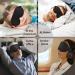 Easysleep 3D Contoured Sleep Eye Mask - 100% Light Blocking Adjustable Soft Blindfold for Men & Women - Buy Online on GoSupps.com