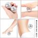 Encuryna 4 Skills Igelball Massage Set | 10 Metal Acupressure Rings for Stress Relief | Acupressure Ring Massage Balls | International Shipping - Buy Online on GoSupps.com