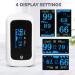 Blaux Finger Pulse Oximeter - Portable Oxygen Monitor | Accurate Blood Oxygen Saturation Device for Seniors | Battery-Powered Digital Display Oximetry Monitor - Buy Online on GoSupps.com