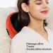 Neck Support Cushion & Back Massager - Multifunctional Cervical Pillow with Moxa Device | Rechargeable Intelligent Neck Massage (Orange) - Buy Online on GoSupps.com