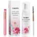 Eyelash Extension Cleanser 60ml +Mascara Wand+ Brush Eyelid Foaming Cleanser,Eyelash Wash and Lash Bath for Extensions,Paraben & Sulfate Free,Makeup Remover,Salon and Home use(60ml/2fl.oz) 2 Fl Oz (Pack of 1)