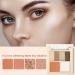 Natural Eyeshadow Palette Waterproof Matte Shimmer Glitter 6 Colors Eye Shadow Palette for Valentine Lover Greatideal B - Buy Online on GoSupps.com
