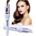 BRAND Rotating 1.25 Curling Iron with Temperature Control Auto Shut-Off - Fast Heating Anti-Stuck Easy-to-Use Light Purple