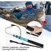 Komclub Telescopic Fishing Gate - Durable Aluminum Alloy Fishing Accessories with Hooks & Rubber Grinding for Sweet & Salt Water - 90cm - Buy Online on GoSupps.com