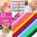 12 Strands Clay Beads for Jewelry Making - 4560pcs 6mm Flat Round Beads - Polymer Clay Disc Beads for Bracelets, Earrings, Necklaces - Multicolor Vinyl Beads by Caffox - Buy Online on GoSupps.com