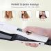 CCKeyin Smooth Iron Wide - Hair Smoothing Care with 44mm Panels Digital Display 12 Settings Portable Travel Hair Smoother for All Hair Types - White - Buy Online on GoSupps.com