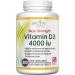Vitamin D 4000iu - 400 Premium Vitamin D3 Easy-Swallow Micro Tablets - One a Day High Strength Cholecalciferol VIT D3 - Vegetarian Supplement - Made in The UK by Incite Nutrition Vitamin D3 4000iu
