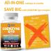 CoQ10 1000mg Supplement | Heart Health & Energy Boost with PQQ Omega 3 Red Yeast Rice & Essential Vitamins - 90 Capsules - Buy Online on GoSupps.com