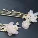 3 PACK Chinese Style Hair Sticks Hanfu Tassel Chignon Pearl Hair Pins - Pink - Buy Online on GoSupps.com