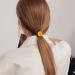 Hair Rope for Girls | Women's Pompom Colorful Hair Ties | Fashion Hair Rope Furry Ball Hair Ties for Daughter Sister Friends Wife Family turmeric - Buy Online on GoSupps.com