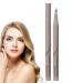 Double Tip Eye Lash Pencil | Double Tip Liquid Eye Liners for Women - Smudge Proof Long Lasting Eye Makeup Liquid Eyeliner Ultra Fine Smooth Waterproof Eyeliner for Women Girls Eye Makeup Passi Dark Brown