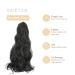 Buy 45cm Gairyan Black Ponytail Hair Extensions - Long Curly Claw Clip-in Braid for Women | Wavy Synthetic Hair - Buy Online on GoSupps.com