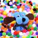 300pc 1 Assorted Pom Poms - Colorful Craft Balls for DIY Decor & Kids Projects - Buy Online on GoSupps.com