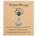 WSNANG Scottish Thistle Necklace Scottish Gifts for Women Thistle Pendant Necklace Scottish Blessing Jewelry silver