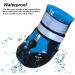 Neuwee Waterproof Dog Shoes - Anti-Slip 4-Set with Reflective Straps for Paw Protection | XL Blue - Perfect for Small Medium & Large Dogs - Buy Online on GoSupps.com