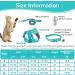 Cat Harness and Lead Set Adjustable Kitten Harness with Collar Pendant Mesh Cat Lead Harness with Reflective Strips Escape-Proof for Large Medium Small Cats Dogs Pets Walking(Blue S) S Blue - Buy Online on GoSupps.com