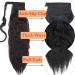 20 Curly Wrap Around Ponytail Hair Extension | Synthetic Magic Yaki Ponytail Natural Black - Buy Online on GoSupps.com