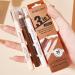 Eye Brow Pencil Set | Eyeliner Pencil Long-Lasting Brow Tint Silkworm Set - Contouring Eye Makeup Pencil for Outgoing Prom Vacation Dating Shopping Kumprohu 2# - Buy Online on GoSupps.com