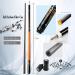 KONLLEN Carbon Fiber Pool Cue Stick Professional Cues (Full Carbon Technology Low Deflection Billiard Cue Stick 12.5mm 147cm) jf-carbon - Buy Online on GoSupps.com