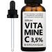 VITAMIN C Face Serum | 100% natural | With Organic Jojoba Oils + Organic Rosehip/Organic Licorice Extracts + Organic Marshmallow | Radiant/even complexion + Anti-Dark Spots + Elasticity | 30ml/9 ingredients