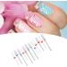 12 Pieces Ceramic Nail Mill Bits Professional Electric Nail Drill Bits for Removing Nail Polish and Gel Electric Manicure Pedicure Nail File Bits - Buy Online on GoSupps.com