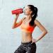 Navaris Stainless Steel Protein Shaker Bottle 750ml - Fitness Cup for Protein Shake - Sport Drinking Bottle for Training - Red (1 Pack) - Buy Online on GoSupps.com